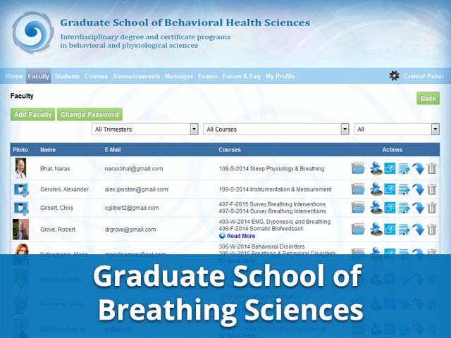 Case Study, Graduate College of Breathing Sciences